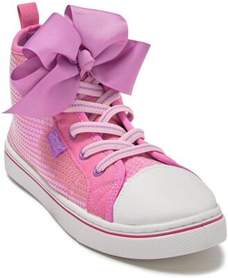 pink sparkly high tops
