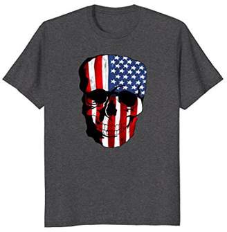 Skull American Flag Shirt