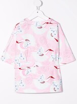 Thumbnail for your product : Simonetta Graphic-Print Tie-Waist Blouse