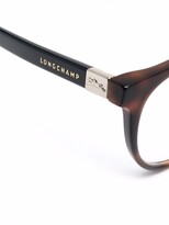 Thumbnail for your product : Longchamp Tortoiseshell Round-Frame Glasses