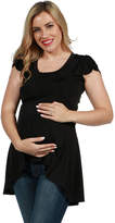 Thumbnail for your product : 24/7 Comfort Apparel Jamie Maternity Tunic Top