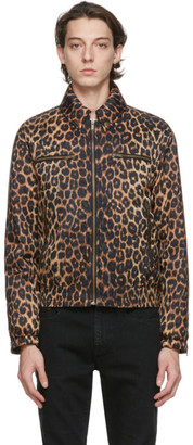 mens leopard jacket