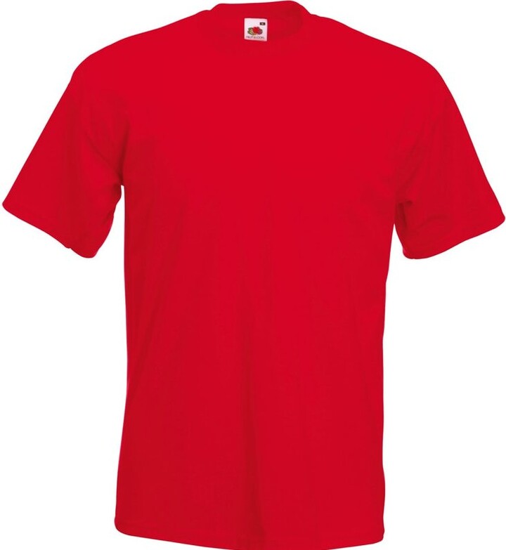 Tshirt noir homme manches longues FRUIT OF THE LOOM Etoile Rouge revo red star 