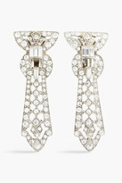 Thumbnail for your product : Ben-Amun Silver-tone crystal earrings