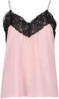 Thumbnail for your product : boohoo NEW Womens Lace Trim Cami in Polyester 5% Elastane
