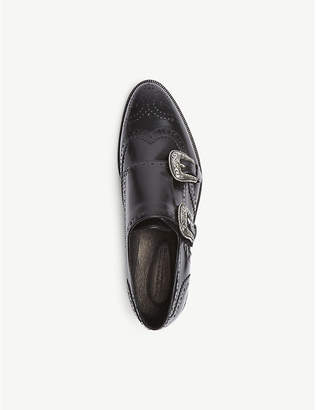 The Kooples Leather Derbies with buckles