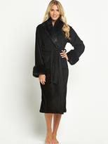 Thumbnail for your product : Sorbet Faux Fur Trimmed Robe