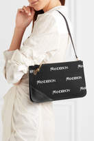 Thumbnail for your product : J.W.Anderson Leather-trimmed Embroidered Canvas Shoulder Bag