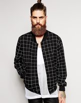 Thumbnail for your product : American Apparel Check Sweat Bomber