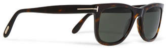 Tom Ford D-Frame Tortoiseshell Acetate Polarised Sunglasses
