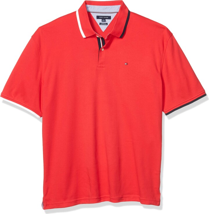Tommy Hilfiger Red Men's Polos on Sale | Shop the world's largest 