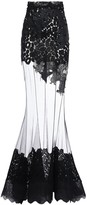 Thumbnail for your product : Yolancris Maxi Embroidered Lace Pencil Skirt