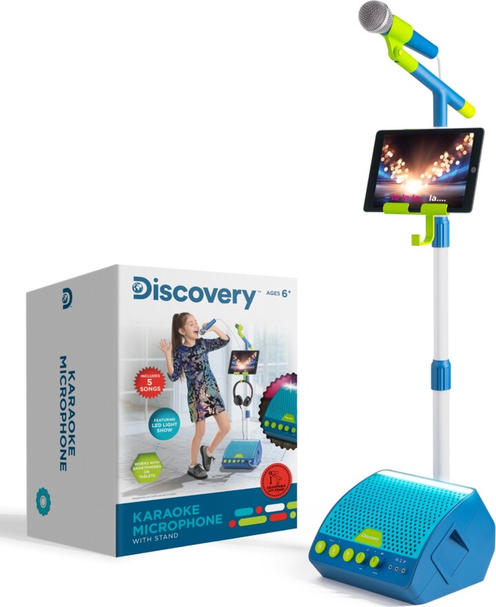 Discovery Kids Light Up Led Music Microphone and Stand Set, 3 Piece ShopStyle Children's Dolls