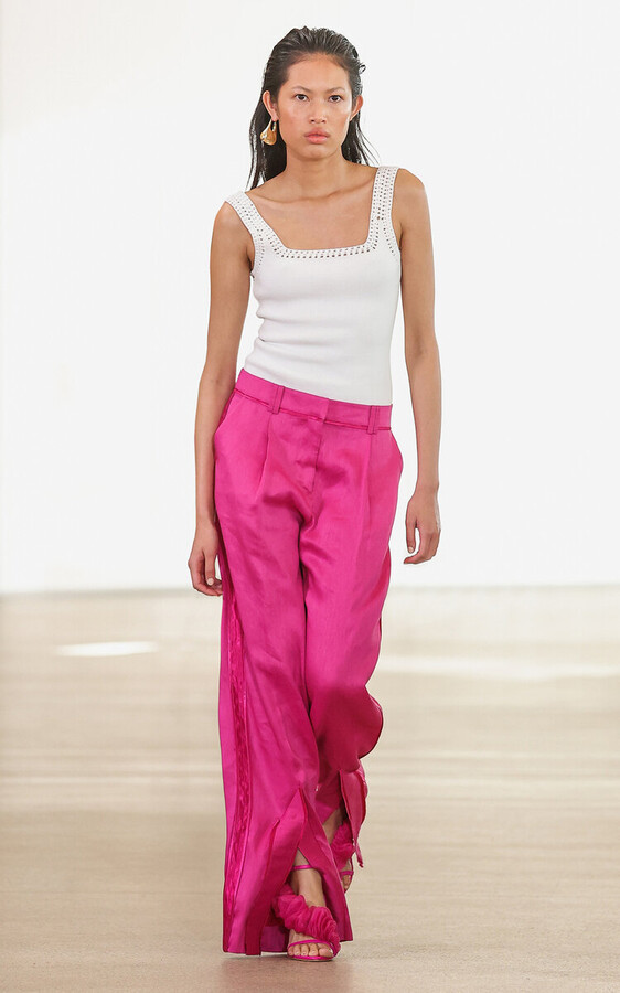 Pink Linen Trousers