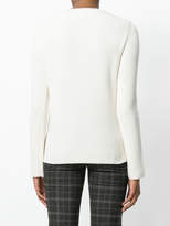 Thumbnail for your product : Ermanno Scervino ribbed lace trimmed sweater