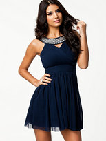 Thumbnail for your product : Elise Ryan Trim Cross Front Dress