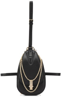 MCM Women's Black Leather Belt Bag