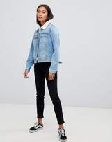Thumbnail for your product : Pimkie Borg Collar Denim Jacket in Blue