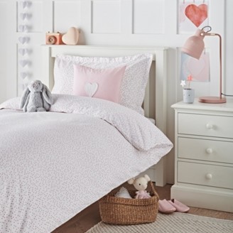 white company cot bed duvet