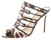 Thumbnail for your product : Aperlaï Victoria Snakeskin Sandals