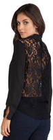 Thumbnail for your product : T-Bags 2073 T-Bags LosAngeles Lace Back Blouse