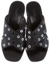 Thumbnail for your product : Rag & Bone Embellished Leather Slide Sandals