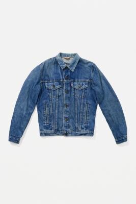 Urban Renewal Vintage Levi's Western Denim Jacket - Blue L/XL at Urban Outfitters