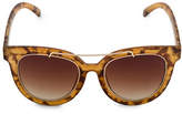 Thumbnail for your product : Steve Madden 52mm Round Brow-Bar Sunglasses
