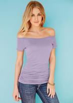 Thumbnail for your product : Alloy Ruched-Side Marilyn Top