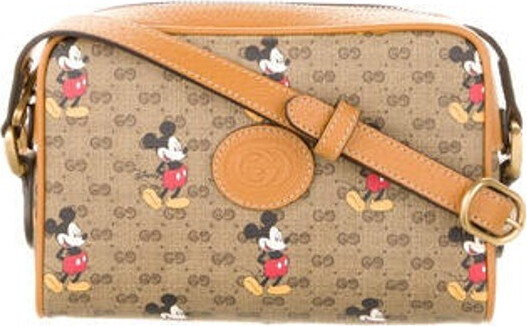 Gucci x Disney Mini Vintage GG Supreme Monogram Mickey Mouse Bag