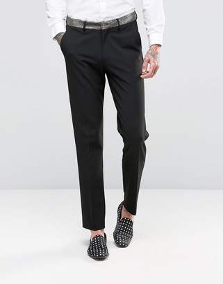ASOS Skinny Suit Pants with Bronze Contrast Detail