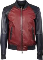 Thumbnail for your product : DSQUARED2 Contrasted Leather Bomber Jacket