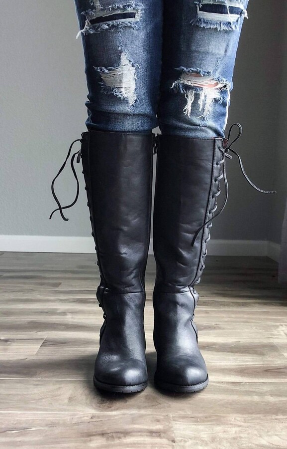 Tall Lace Up Boots For Women ShopStyle