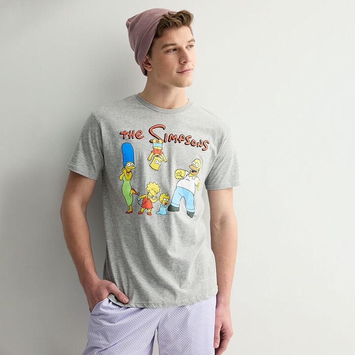 Licensed Character Men's The Simpsons Logo Graphic Tee