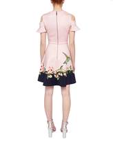 Thumbnail for your product : Ted Baker Owella Nectar Cold Shldr Skater Dress
