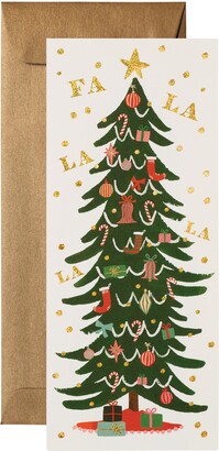 Rifle Paper Co. Set of 8 Fa La La Tree Christmas Cards