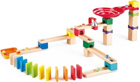 Hape Marble Run Crazy Rollers Racetrack DIY Wood Building Racetrack