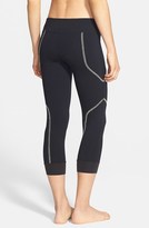 Thumbnail for your product : So Low Solow Contrast Stitch Crop Leggings