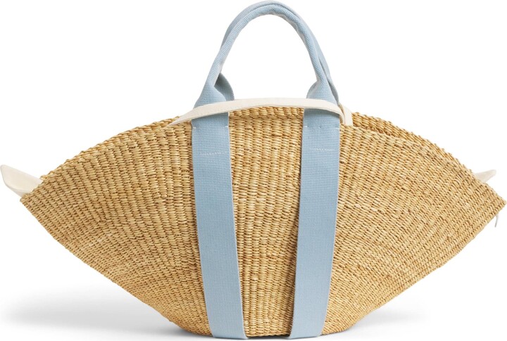 Muun Small Straw Sophie Tote Bag