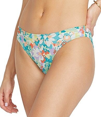Bella Costa Garden Floral Lowrider Hipster Swim Bottom