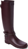 hunter rain boots oxblood