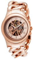 Thumbnail for your product : Invicta Women's Angel Mechanical 18K Rose Gold Plated Steel Skeletonized Dial
