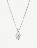 Thumbnail for your product : Chopard Women's White Happy Diamonds Icons 18ct White-Gold And Diamond Pendant