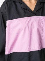 Thumbnail for your product : Sofie D'hoore Bond two-tone long-sleeved shirt