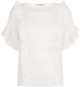 Thumbnail for your product : AllSaints Isa Broderie Ruffle T-Shirt