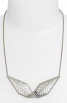 Thumbnail for your product : Rebecca Minkoff 'Major Laser' Cutout Blade Frontal Necklace