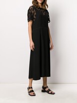 Thumbnail for your product : Maison Margiela Lace Panelled Midi Dress