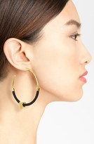 Thumbnail for your product : Vince Camuto 'Summer Warrior' Leather Hoop Earrings