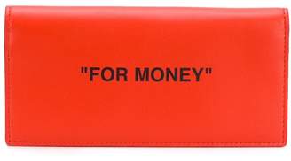 Off-White For Money wallet