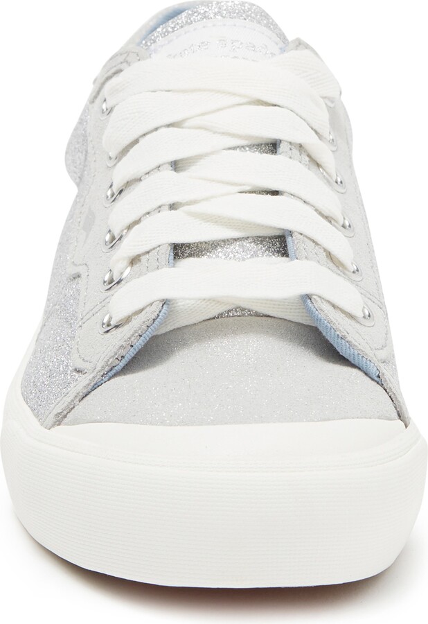 keds x kate spade new york glitter dipped satin lace sneakers